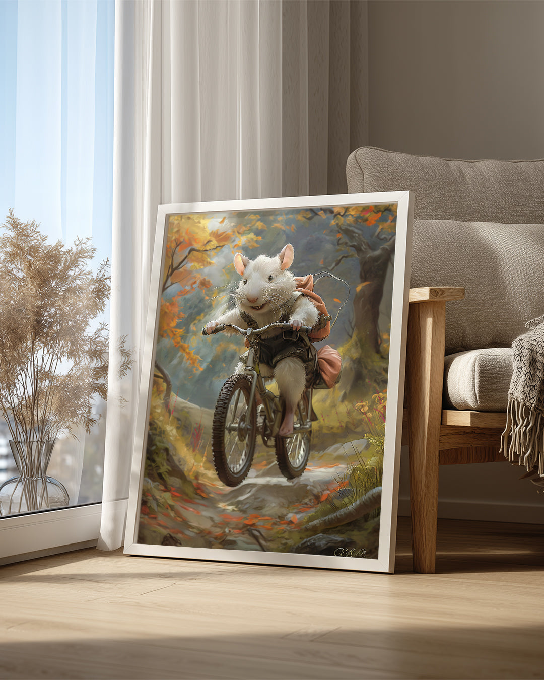 Fare - Bisikletli Maceracı Poster Tablosu