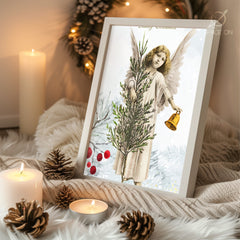 Farmhouse Holiday Tree Poster Tablosu