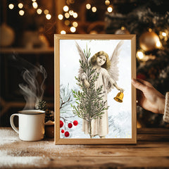 Farmhouse Holiday Tree Poster Tablosu