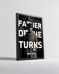 Father Of The Turks – Modern Liderlik Tasarımı Poster Tablosu