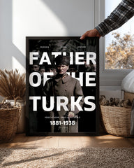 Father Of The Turks – Modern Liderlik Tasarımı Poster Tablosu