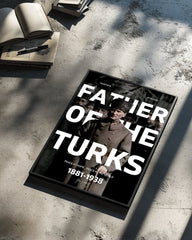 Father Of The Turks – Modern Liderlik Tasarımı Poster Tablosu