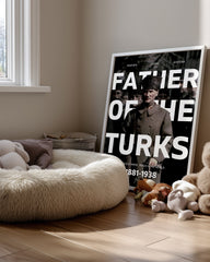 Father Of The Turks – Modern Liderlik Tasarımı Poster Tablosu