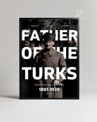 Father Of The Turks – Modern Liderlik Tasarımı Poster Tablosu