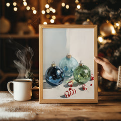 Feliz Navidad Art Poster Tablosu