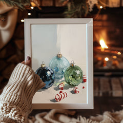 Feliz Navidad Art Poster Tablosu