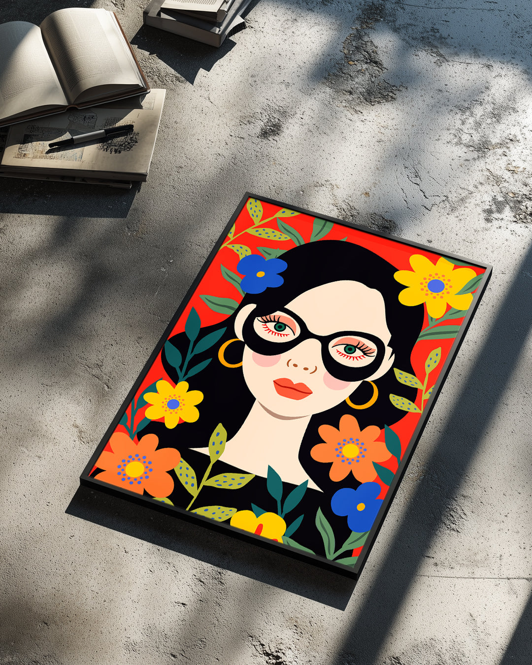 Femme Vibrant Poster Tablosu