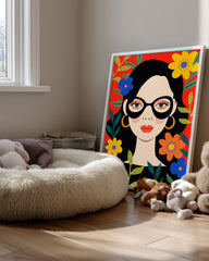 Femme Vibrant Poster Tablosu