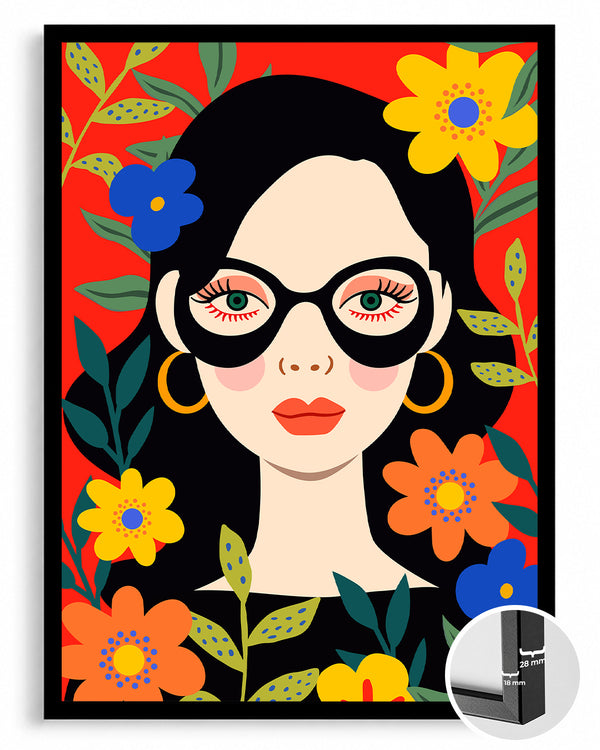 Femme Vibrant Poster Tablosu