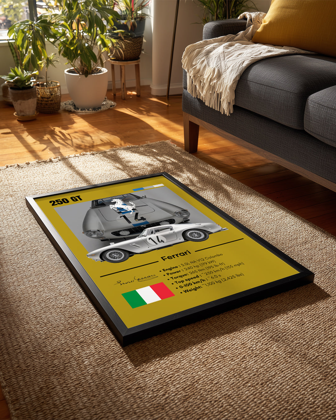 Ferrari 250 Poster Tablosu