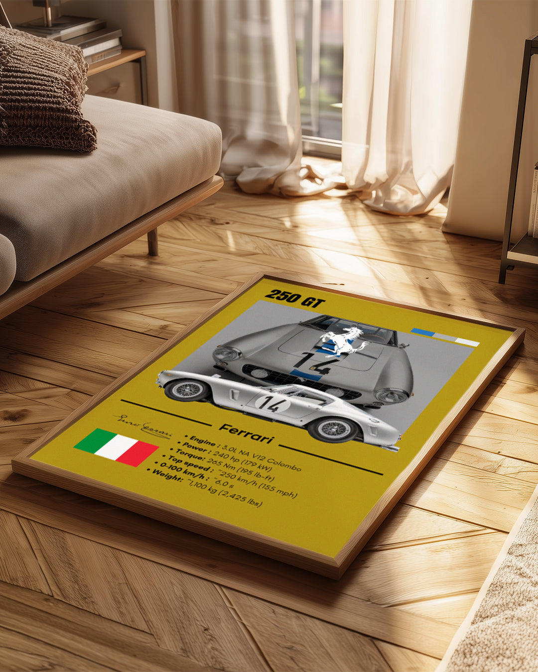 Ferrari 250 Poster Tablosu