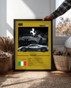 Ferrari 488 Poster Tablosu