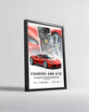 Ferrari 488 GTB Poster Tablosu