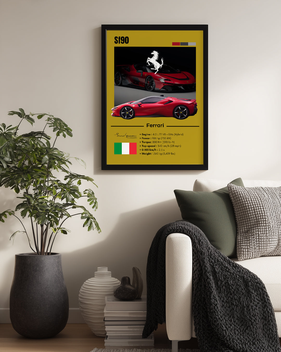 Ferrari 499p Poster Tablosu