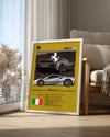 Ferrari F8 Poster Tablosu