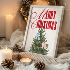 Festive Baubles Display Poster Tablosu