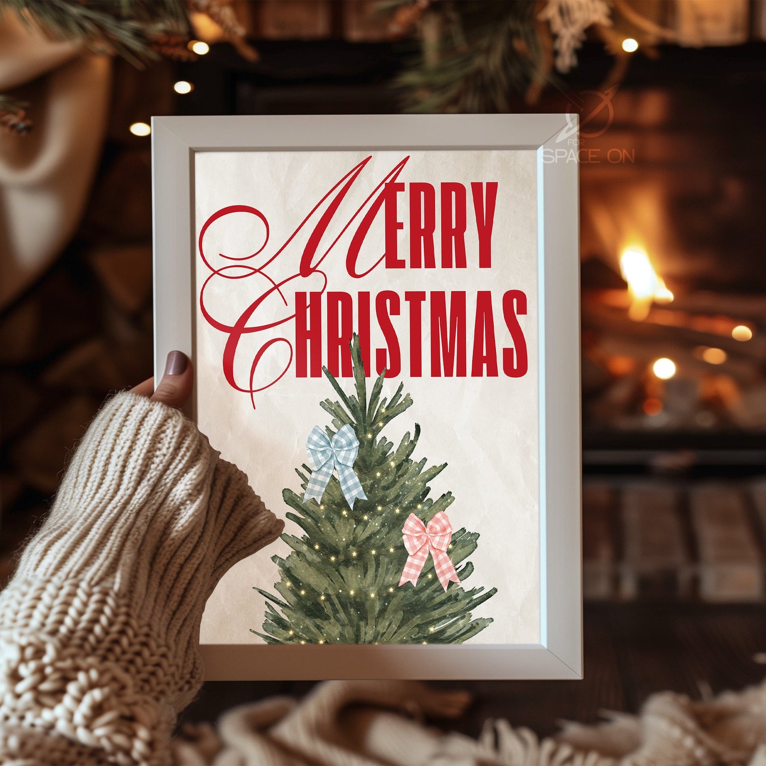 Festive Baubles Display Poster Tablosu