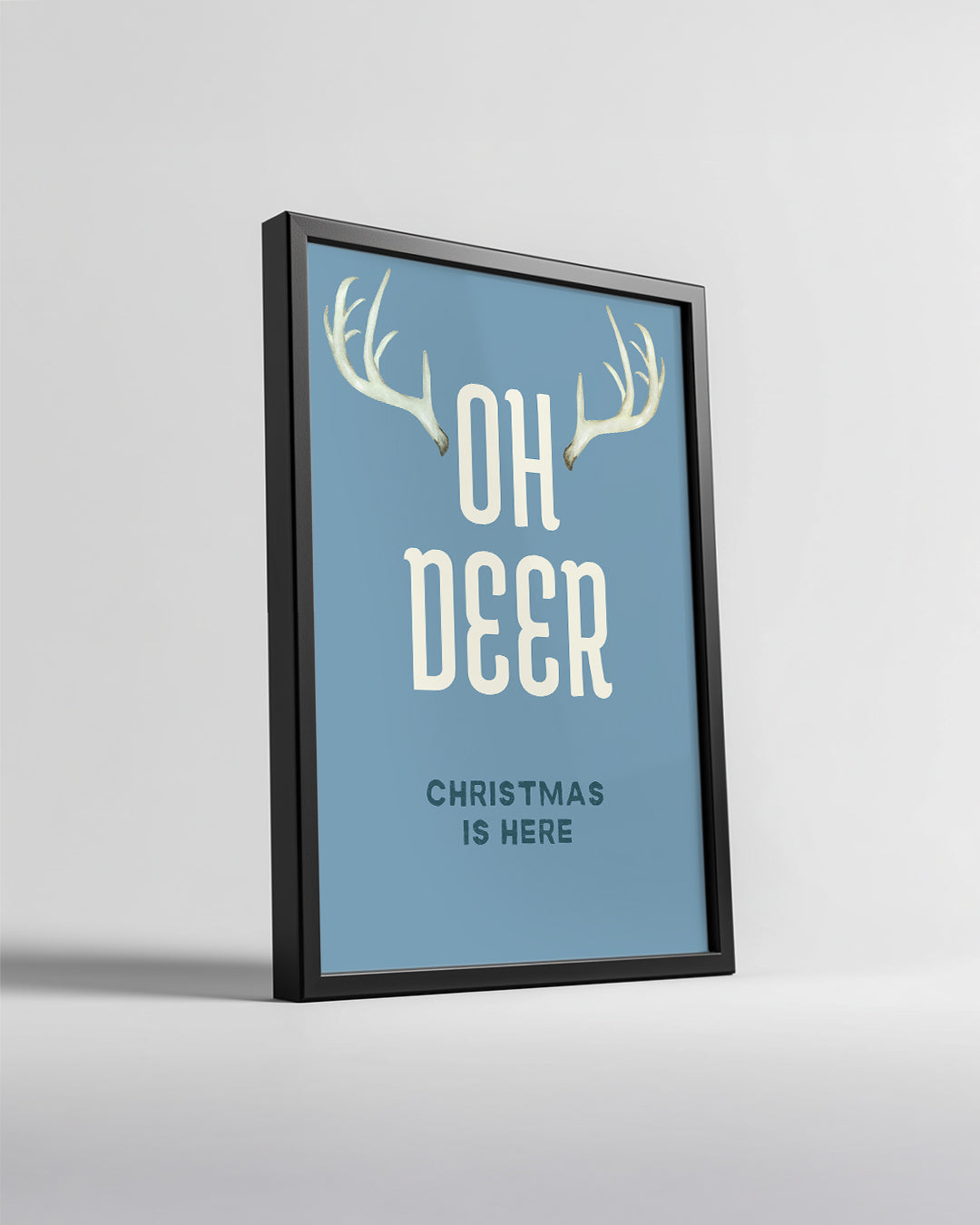 Festive Kitten Portrait Poster Tablosu