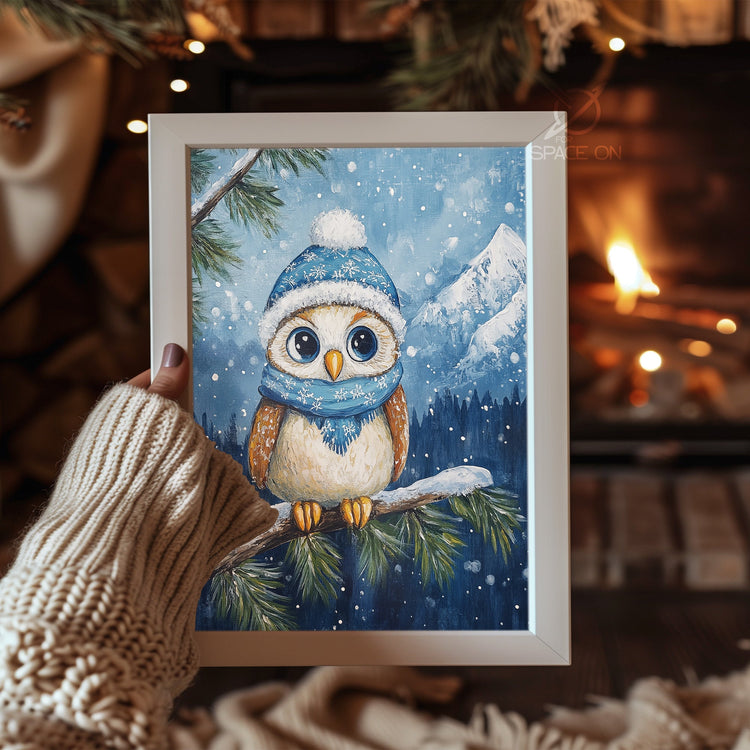 Festive Tree Lights Poster Tablosu