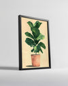 Fiddle Leaf Poster Tablosu