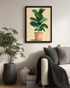 Fiddle Leaf Poster Tablosu