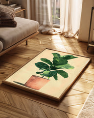 Fiddle Leaf Poster Tablosu