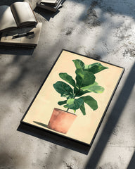 Fiddle Leaf Poster Tablosu