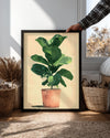 Fiddle Leaf Poster Tablosu