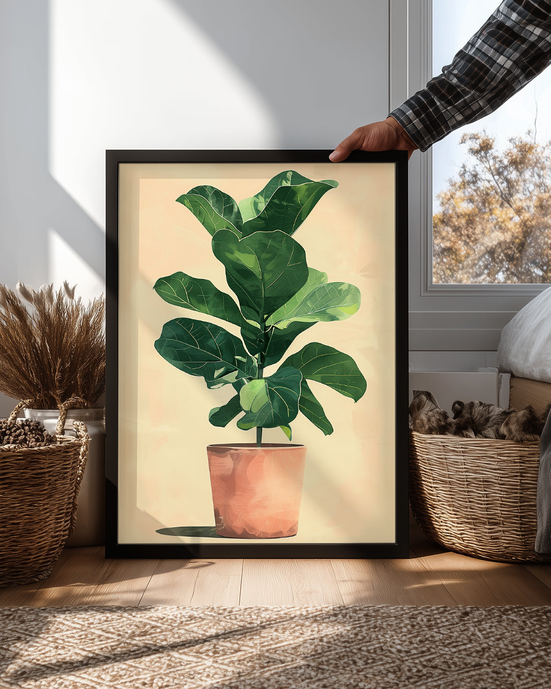 Fiddle Leaf Poster Tablosu