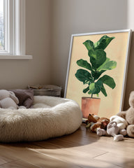 Fiddle Leaf Poster Tablosu