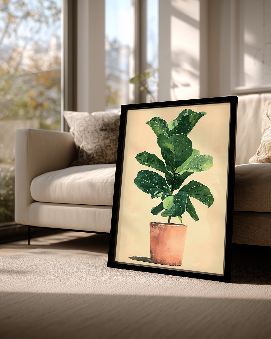 Fiddle Leaf Poster Tablosu