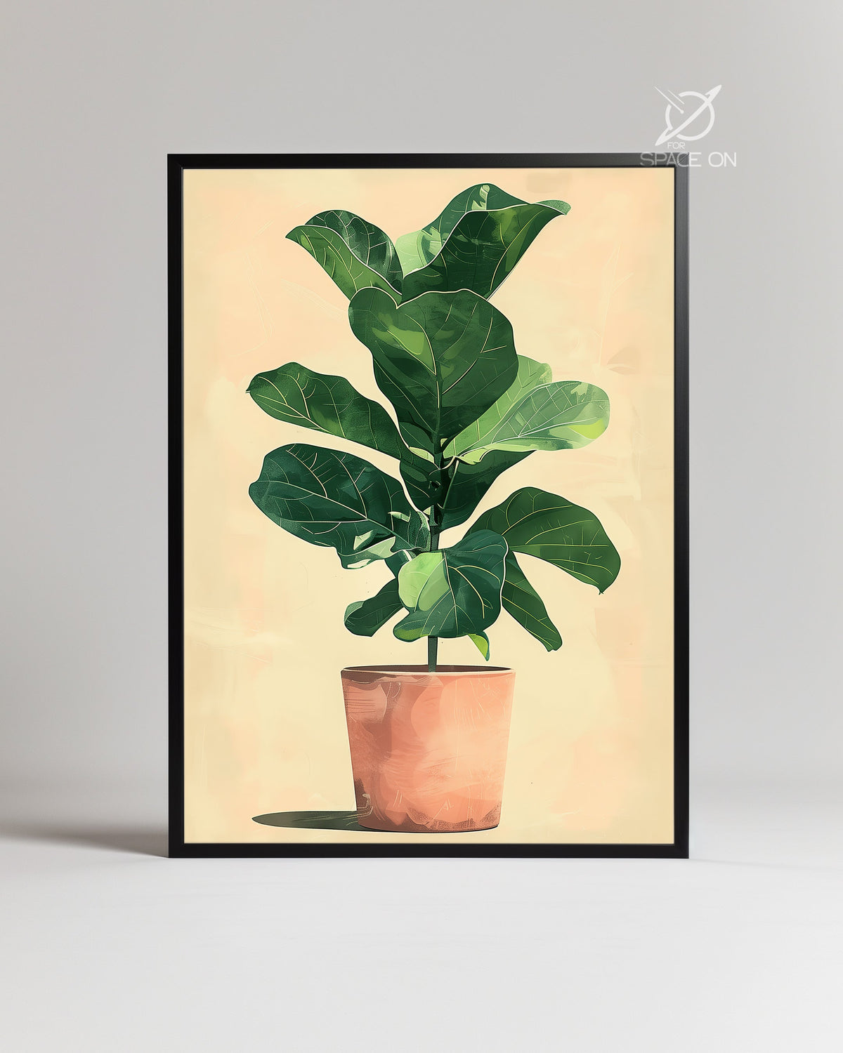 Fiddle Leaf Poster Tablosu