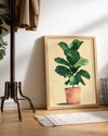 Fiddle Leaf Poster Tablosu