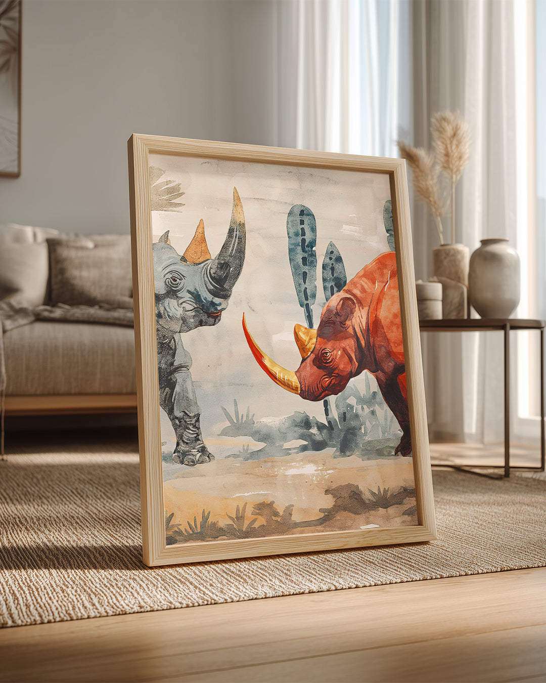 Fil-Yüzgi Vahşi Doğa Poster Tablosu