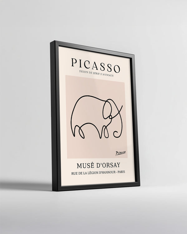 Fil - Pablo Picasso Poster Tablosu