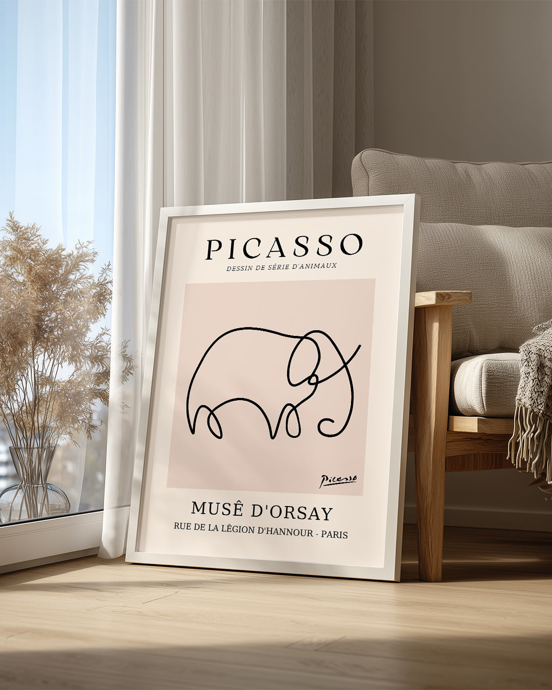 Fil - Pablo Picasso Poster Tablosu