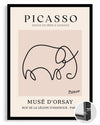 Fil - Pablo Picasso Poster Tablosu