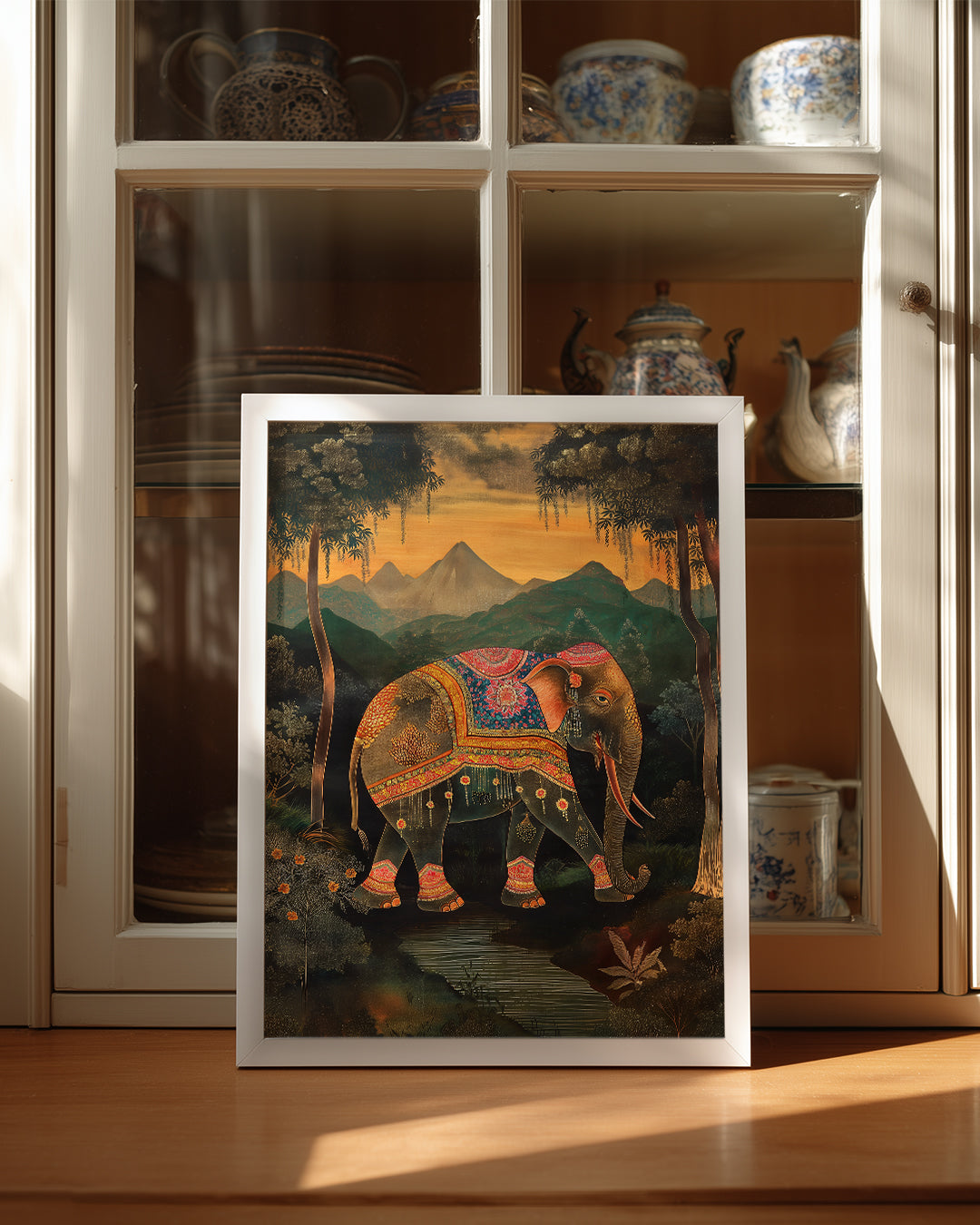 Fil - Rengarenk Desenler Poster Tablosu