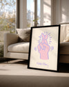 Finger Heart Poster Tablosu