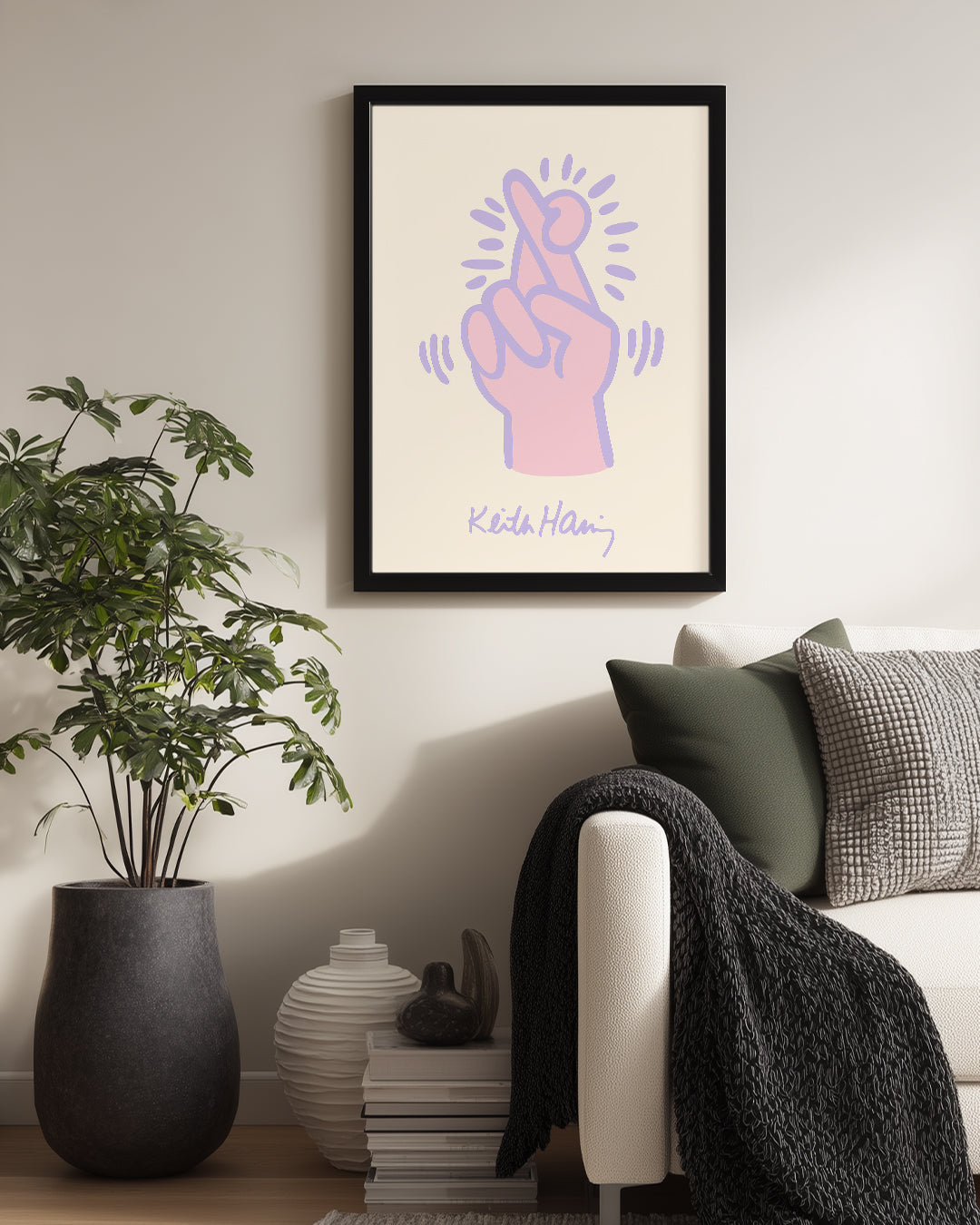 Finger Heart Poster Tablosu