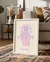 Finger Heart Poster Tablosu
