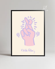 Finger Heart Poster Tablosu