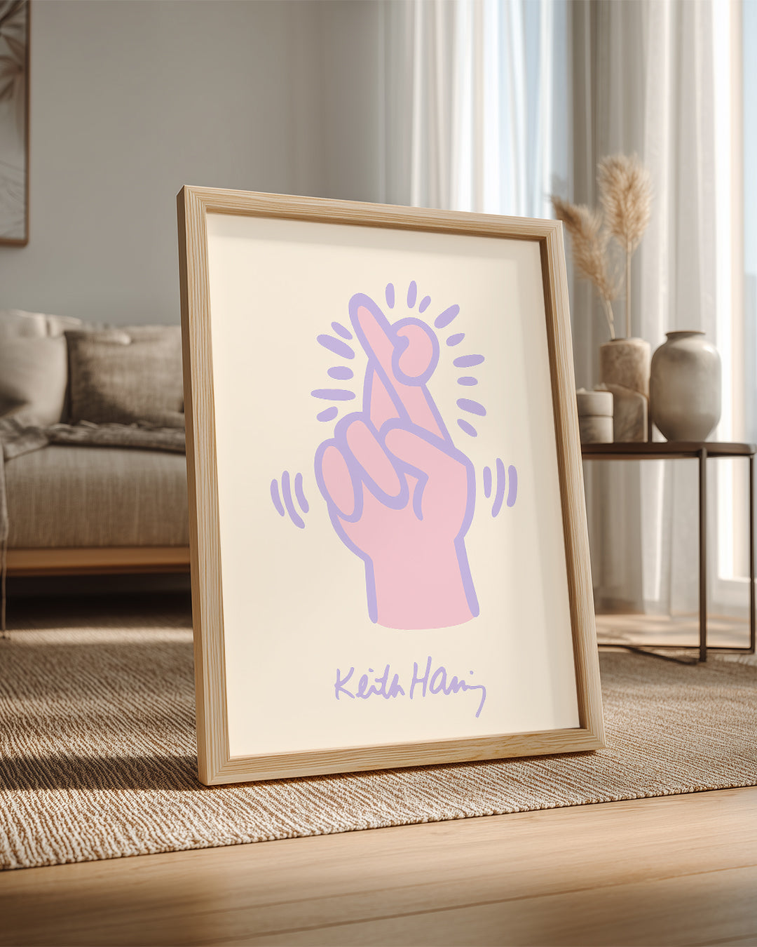 Finger Heart Poster Tablosu