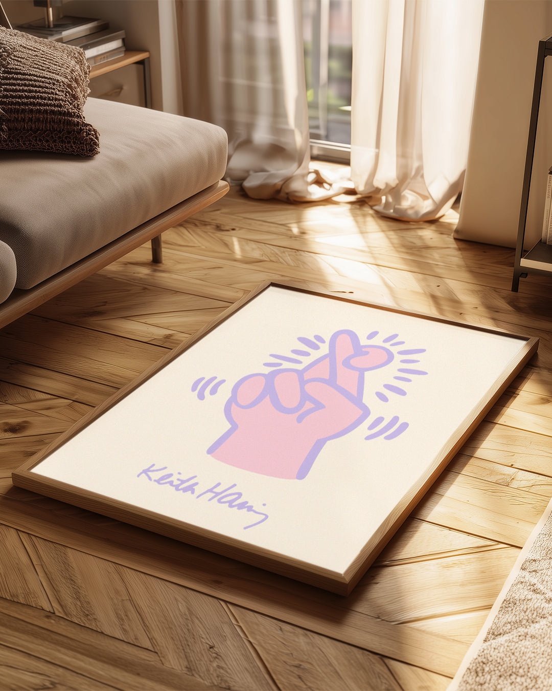 Finger Heart Poster Tablosu