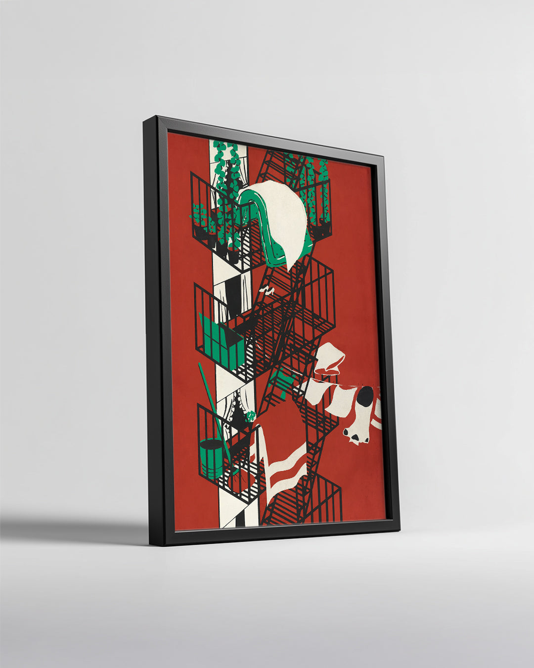 Fire Escape Poster Tablosu