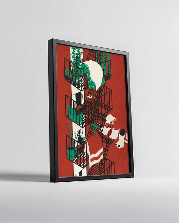 Fire Escape Poster Tablosu