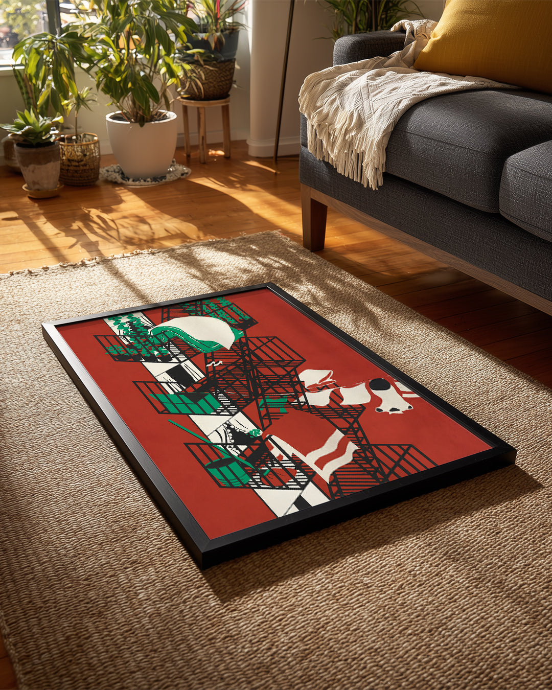 Fire Escape Poster Tablosu