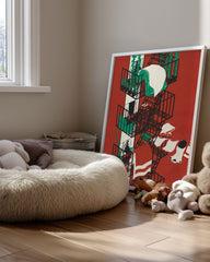 Fire Escape Poster Tablosu