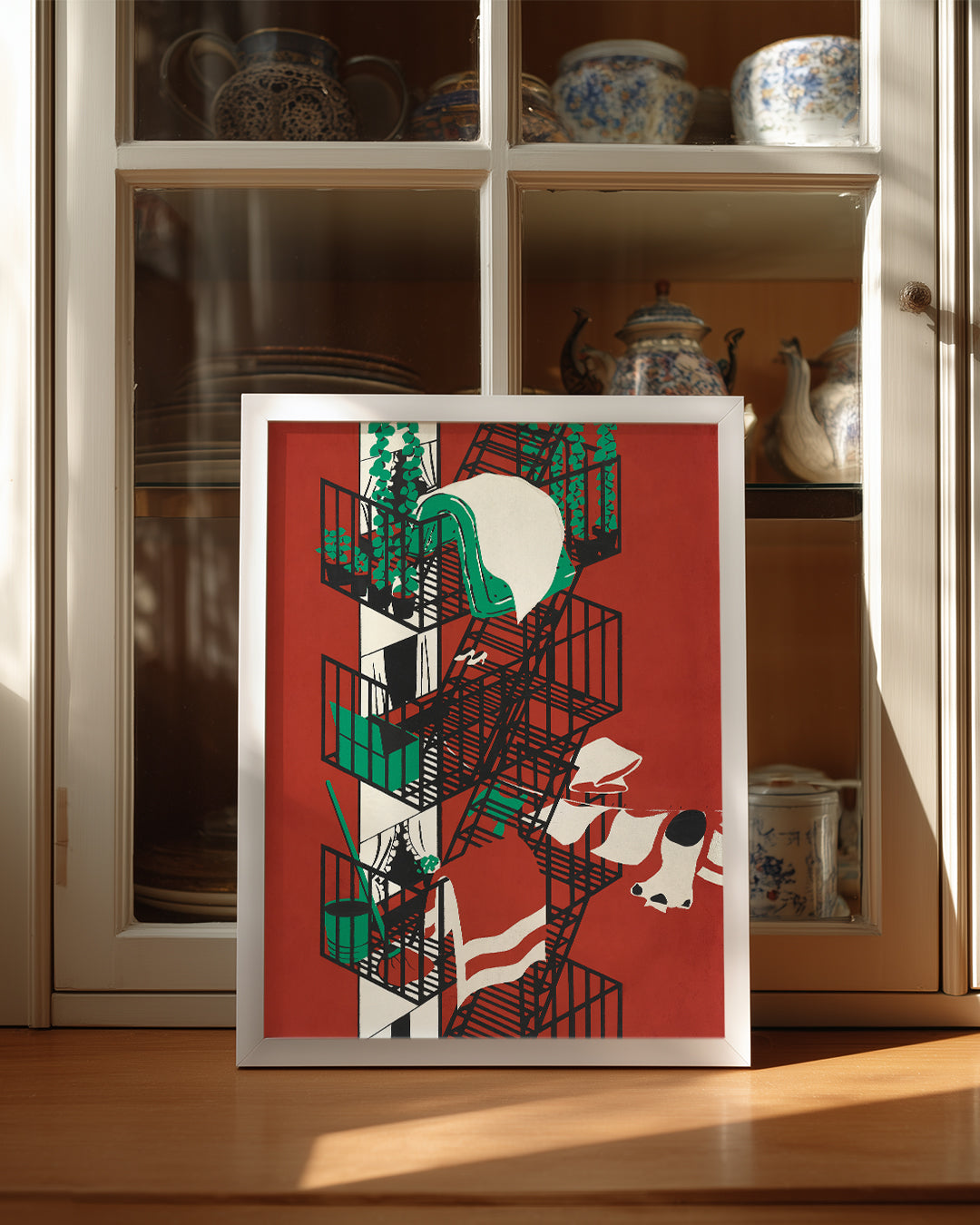 Fire Escape Poster Tablosu