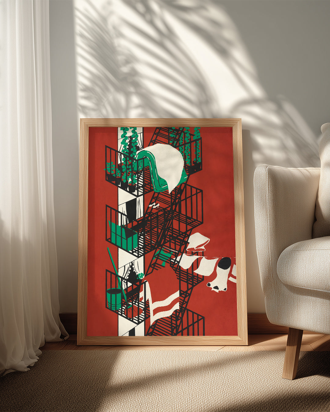 Fire Escape Poster Tablosu